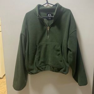 Ardene Dark Green 1/4 Zip Sweater